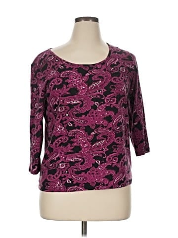 Jones New York Sport 3/4 Sleeve T-Shirt (view 1)