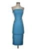 Reformation Solid Blue Cocktail Dress Size XS - photo 1