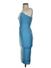 Reformation Solid Blue Cocktail Dress Size XS - photo 5