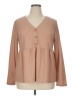 Unbranded Tan Long Sleeve Blouse Size XL - photo 1