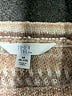 Time and Tru Tweed Tan Pullover Sweater Size M - photo 7