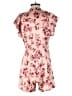 ML Monique Lhuillier 100% Polyester Floral Pink Romper Size 4 - photo 2