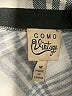 Como Vintage Plaid Black Long Sleeve Blouse Size M - photo 7