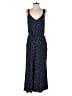 Ann Taylor LOFT 100% Rayon Polka Dots Blue Jumpsuit Size S - photo 1