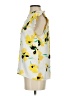 Ann Taylor 100% Polyester Floral Yellow Sleeveless Blouse Size XS - photo 5