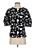 MELLODAY Black 3/4 Sleeve Blouse Size S - photo 1