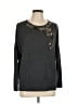 Jodi Arnold Floral Gray Cardigan Size XL (estimated) - photo 1