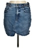Express Blue Denim Skirt Size 6 - photo 1
