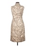 J. McLaughlin Paisley Tan Cocktail Dress Size M - photo 2