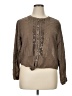 Chico's Brown Long Sleeve Blouse Size XL Plus (3) - photo 1