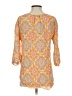 Stylus 100% Rayon Orange 3/4 Sleeve Blouse Size S - photo 2