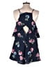 Peppermint 100% Polyester Floral Blue Romper Size S - photo 2
