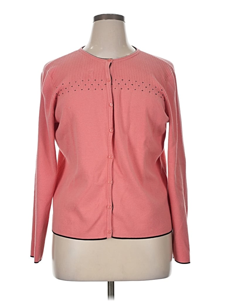 Pre-owned Emma James Cardigan Sweater In Pink