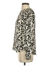 Peyton Jensen Animal Print Ivory Long Sleeve T-Shirt Size S - photo 5