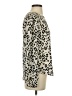 Peyton Jensen Animal Print Ivory Long Sleeve T-Shirt Size S - photo 4