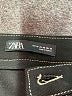 Zara Solid Black Casual Skirt Size XS - photo 4