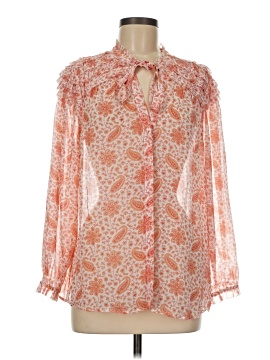 Paige Long Sleeve Silk Top (view 1)