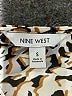 Nine West Animal Print Brown Sleeveless Blouse Size S - photo 7