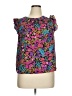 Emery Rose Purple Short Sleeve Blouse Size 0X - photo 1