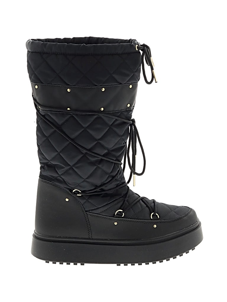 Pre-owned Shoedazzle Boots In Black