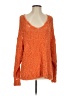Free People Orange Pullover Sweater Size XS - photo 1