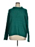 Time and Tru Solid Teal Turtleneck Sweater Size XL - photo 1