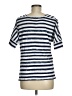 Gap Stripes Silver Short Sleeve T-Shirt Size M - photo 2