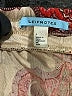 Leifnotes 100% Viscose Paisley Tan Casual Skirt Size 2 - photo 4