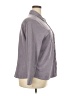 32 Degrees Solid Gray Purple Long Sleeve Blouse Size XXL - photo 4