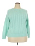 Diane von Furstenberg 100% Acrylic Teal Pullover Sweater Size 24 - photo 1