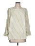 Carolina Belle 100% Polyester Yellow 3/4 Sleeve Blouse Size L - photo 1
