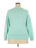 Diane von Furstenberg 100% Acrylic Teal Pullover Sweater Size 24 - photo 2