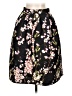 Alya 100% Polyester Floral Black Casual Skirt Size S - photo 2