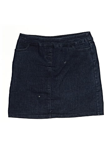 Slim-Sation by Multiples Denim Skirt (view 1)
