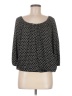 MICHAEL Michael Kors 100% Viscose Black 3/4 Sleeve Blouse Size M - photo 1