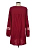 Express 100% Rayon Burgundy Long Sleeve Blouse Size S - photo 2