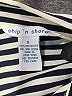 Ship'n Shore 100% Polyester Stripes Black Long Sleeve Blouse Size 8 - photo 7