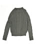 Bamboo Solid Gray Turtleneck Sweater Size 7 - photo 1