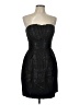 Max and Cleo Metallic Black Cocktail Dress Size 10 - photo 1
