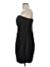 Max and Cleo Metallic Black Cocktail Dress Size 10 - photo 5