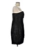 Max and Cleo Metallic Black Cocktail Dress Size 10 - photo 4