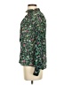 J.Crew Floral Green Long Sleeve Blouse Size XS - photo 5