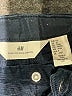 H&M 100% Cotton Solid Blue Casual Pants Size 5T - photo 3