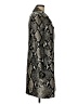 Diane von Furstenberg Animal Print Silver Wool Coat Size 6 - photo 4