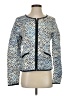 Hinge 100% Rayon Print Blue Jacket Size S - photo 1