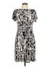 BCBGMAXAZRIA Animal Print Silver Casual Dress Size M - photo 1