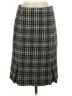 Marconi Plaid Black Wool Skirt Size 6 - photo 1