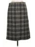 Marconi Plaid Black Wool Skirt Size 6 - photo 2