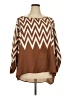 Belle Tweed 100% Polyester Chevron-herringbone Brown 3/4 Sleeve Blouse Size 3X - photo 1