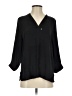 Left Coast by Dolan 100% Polyester Black 3/4 Sleeve Blouse Size S - photo 1